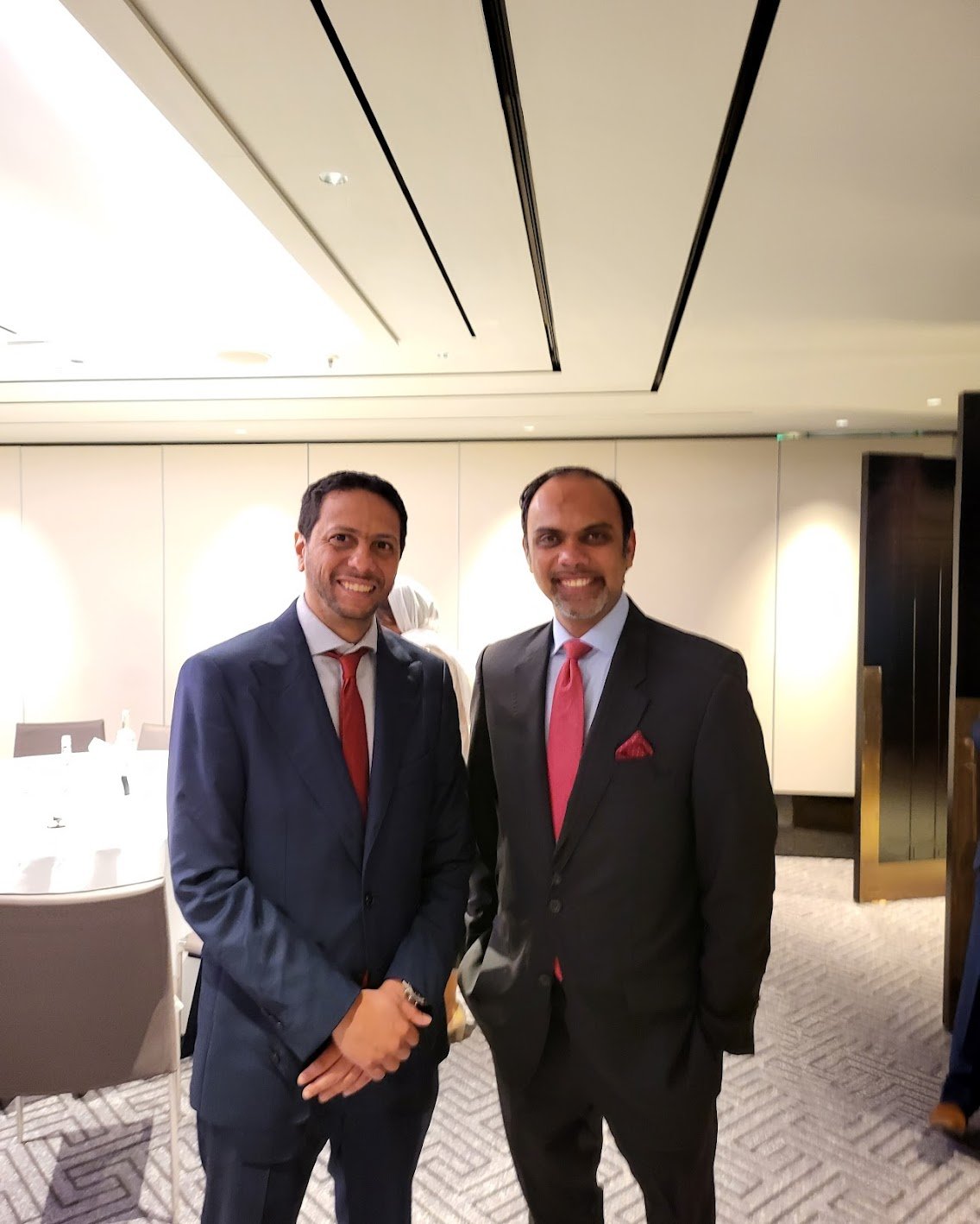 H.E. Loay Mashabi with Cykube CEO